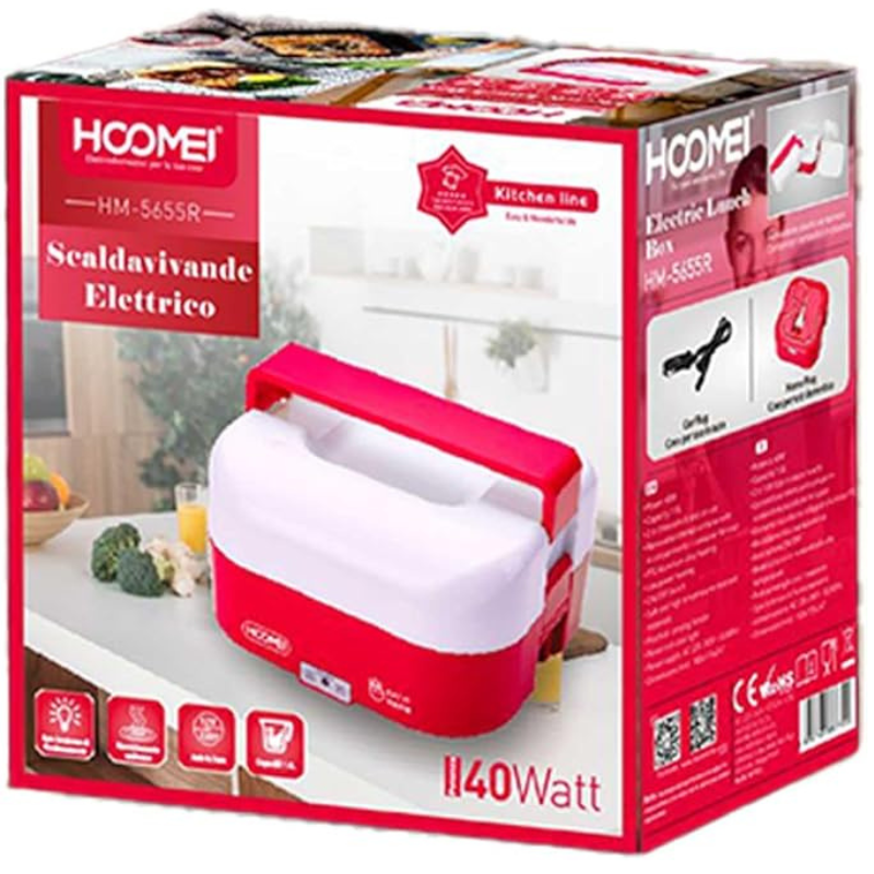 Hoomei HM-5655R Food Warmer – 40 W, 1.6 L