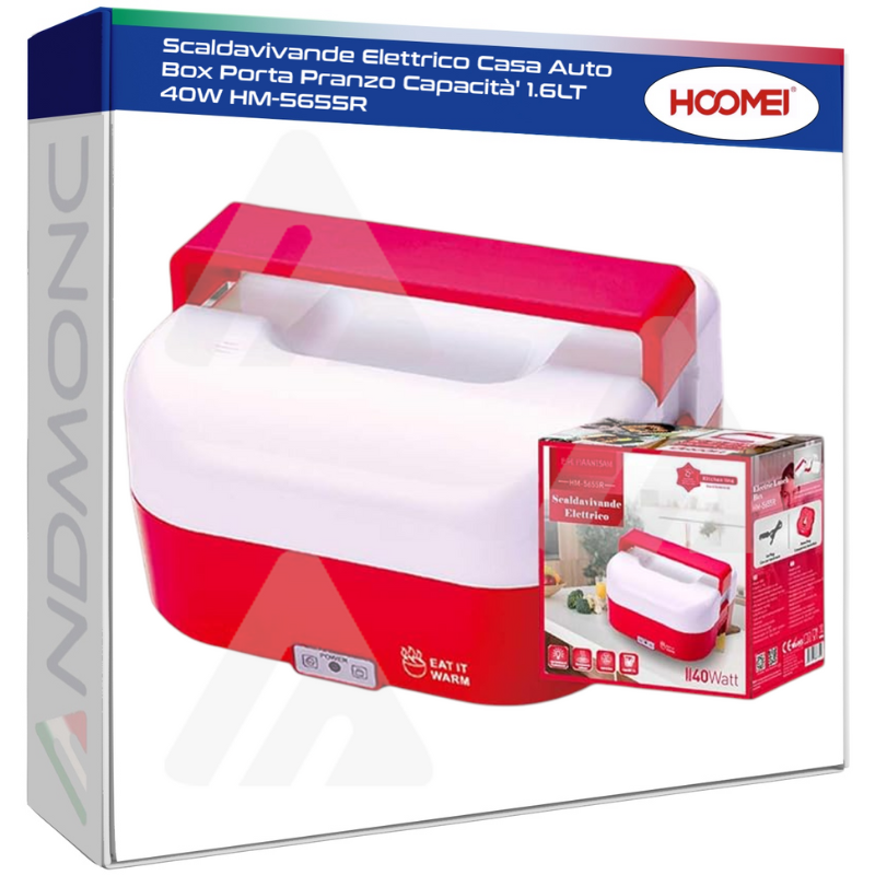 Hoomei HM-5655R Food Warmer – 40 W, 1.6 L