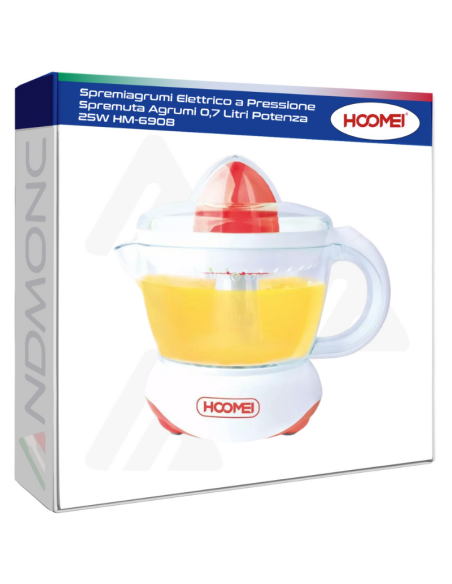Hoomei HM-6908 Citrus Juicer – 25 W, 0.7 L