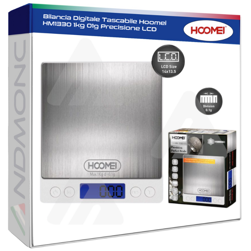 Hoomei HM1330 Digital Kitchen Scale – 1kg