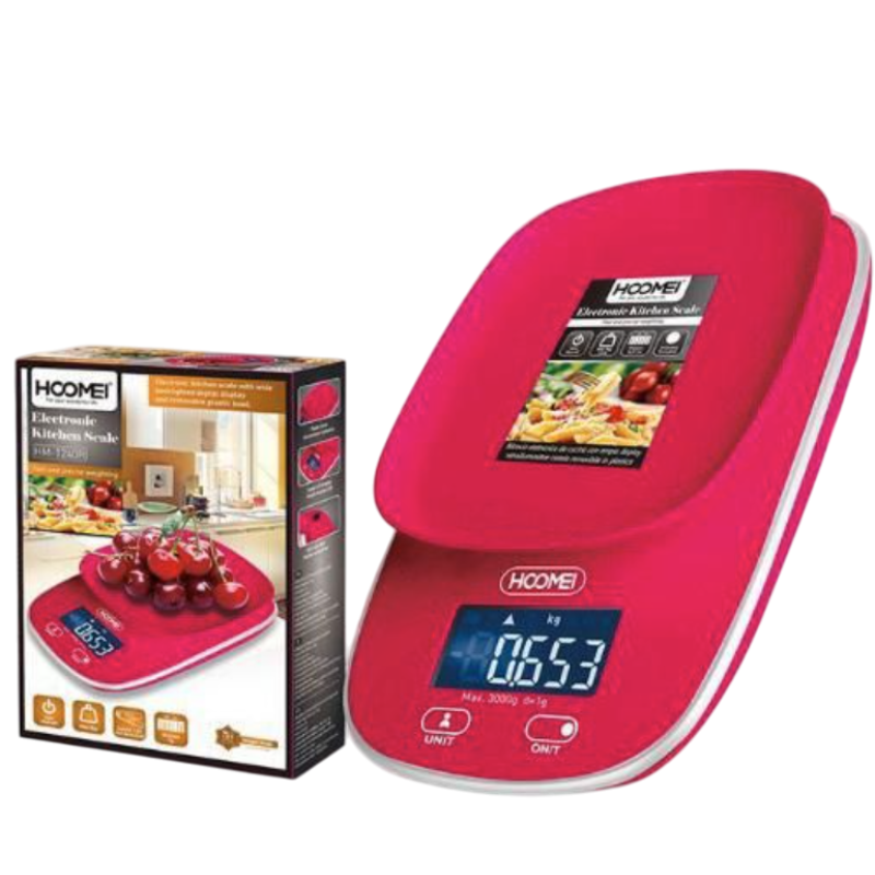 Hoomei HM1240R Kitchen Scale – 3kg
