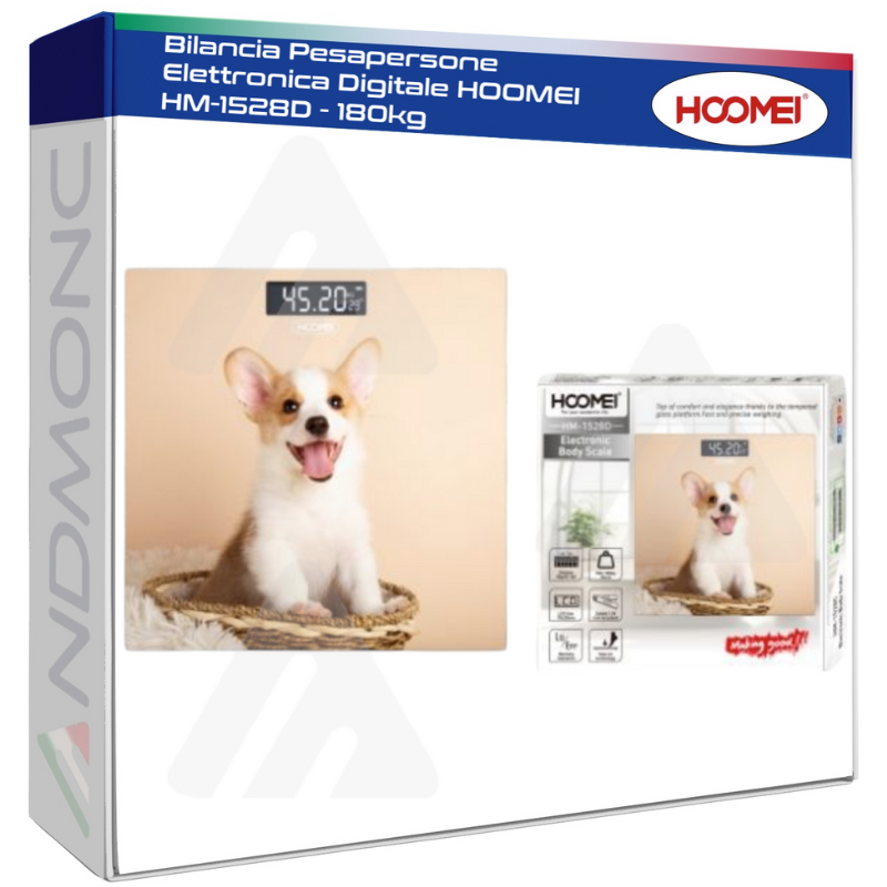 Hoomei HM-1528D Digital Bathroom Scale – 180kg