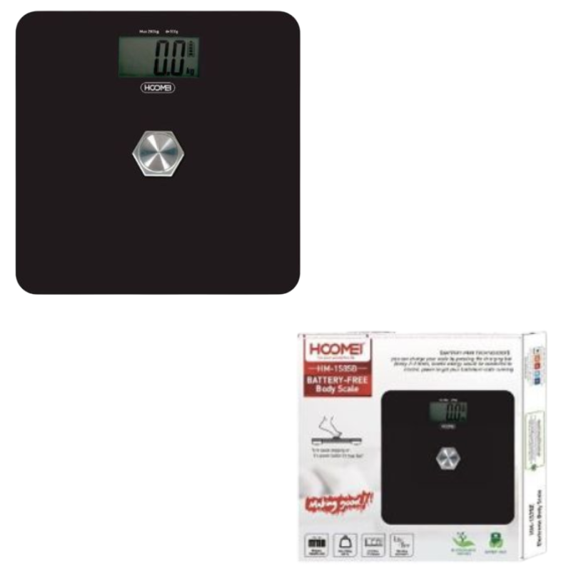 Hoomei HM-1585B Digital Bathroom Scale – 200kg