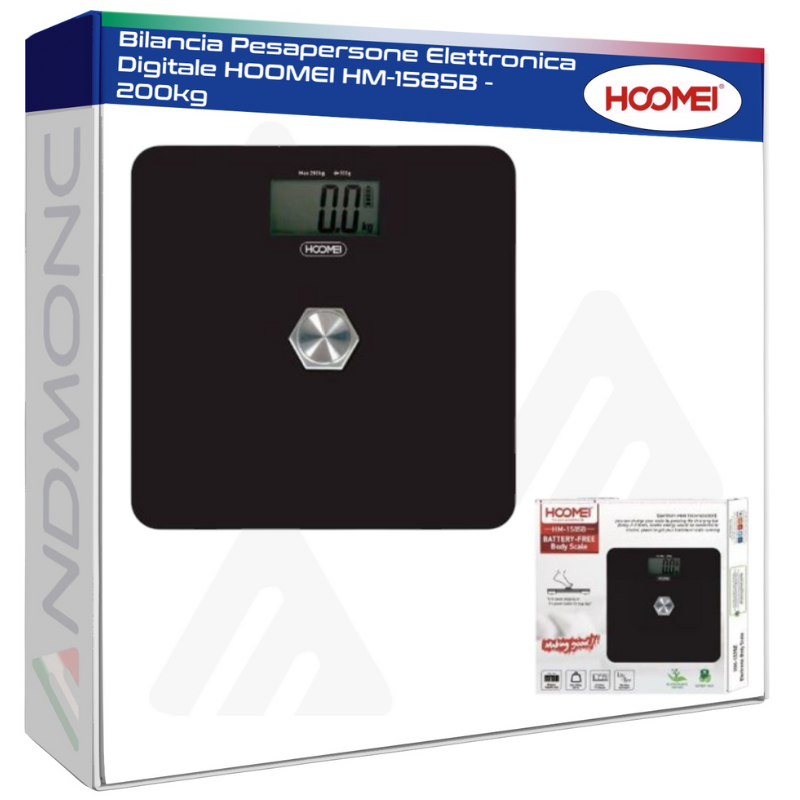 Hoomei HM-1585B Digital Bathroom Scale – 200kg