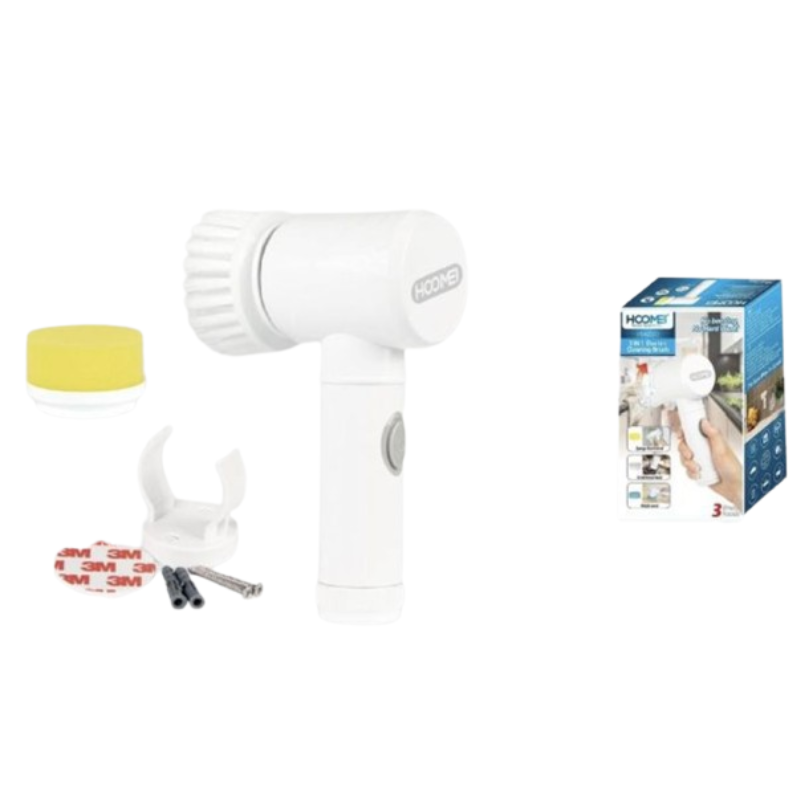 Hoomei HM-2320 3-in-1 Electric Cleaning Brush – IPX5