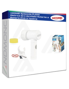 Hoomei HM-2320 3-in-1 Electric Cleaning Brush – IPX5