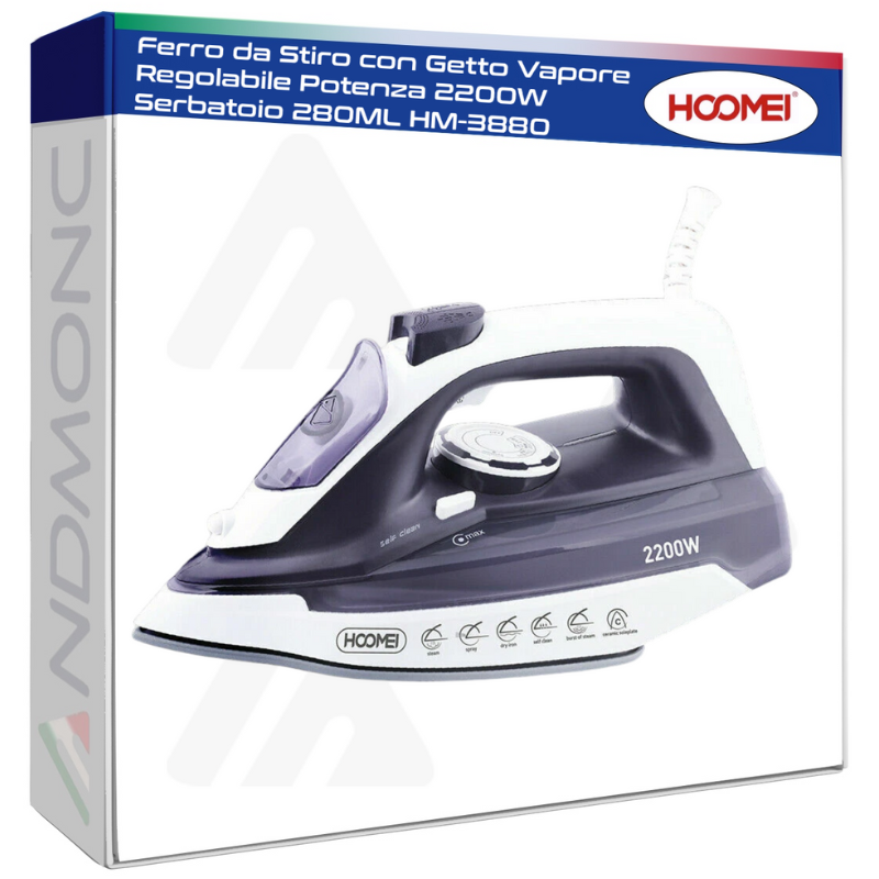 HM-3880 Iron – 2200 W, 280 ml
