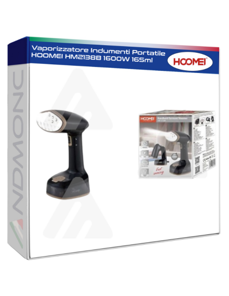 Hoomei HM2138B Garment Steamer – 1600 W, 165 ml