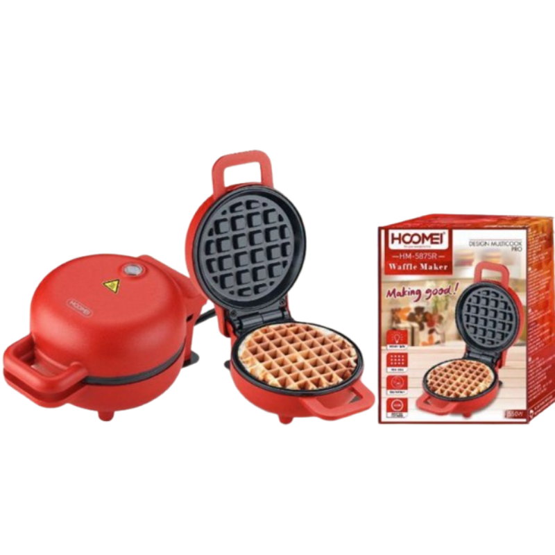 Hoomei HM-5875R Waffle Maker – 550 W