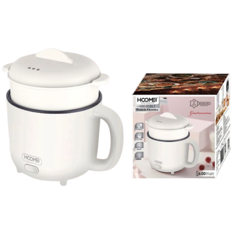 Hoomei HM-5030LT Electric Cooking Pot – 600 W, 1 L