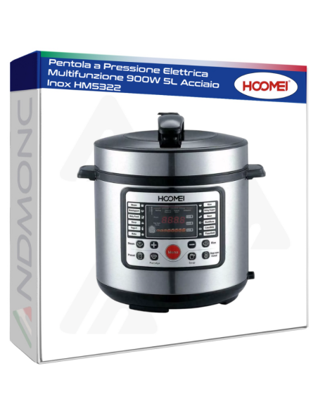 Hoomei HM5322 Pressure Cooker – 900 W, 5 L