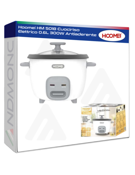 Hoomei HM-5018 Rice Cooker – 300 W, 0.6 L