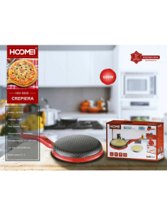 Hoomei HM-5850 Crepe Maker – 600 W, 20 cm 2