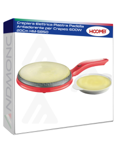 Hoomei HM-5850 Crepe Maker – 600 W, 20 cm