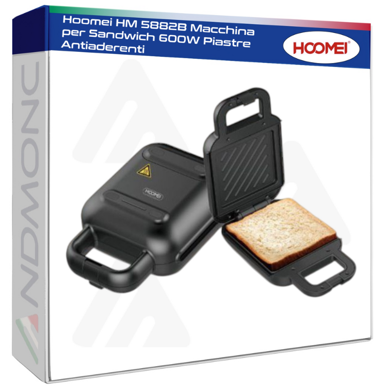Hoomei HM-5882B Sandwich Maker – 600 W