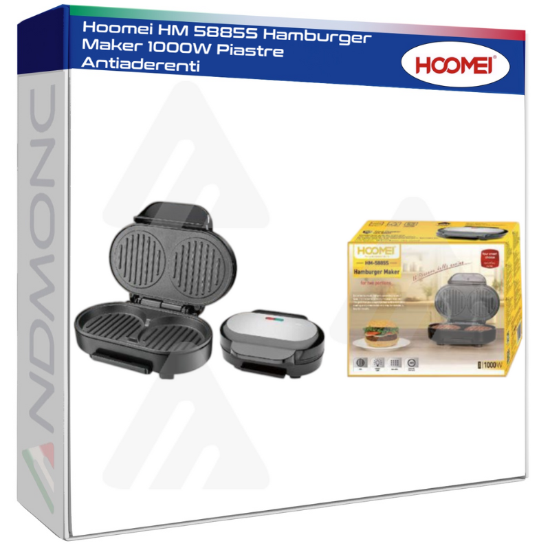 Hoomei HM-5885S Burger Maker – 1000 W