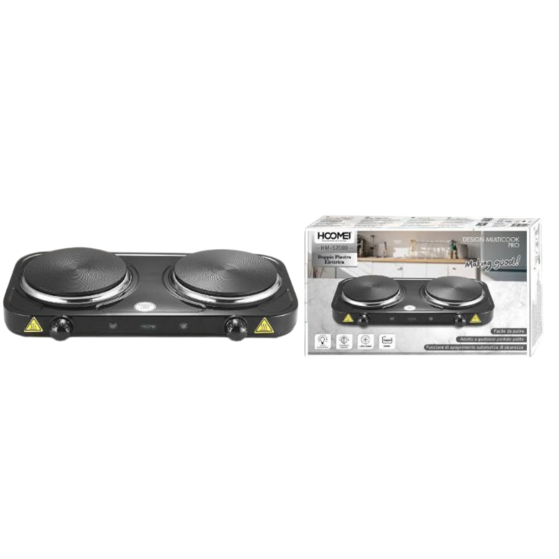 Hoomei HM-S2000 Electric Hot Plate – 2000 W, 155 mm