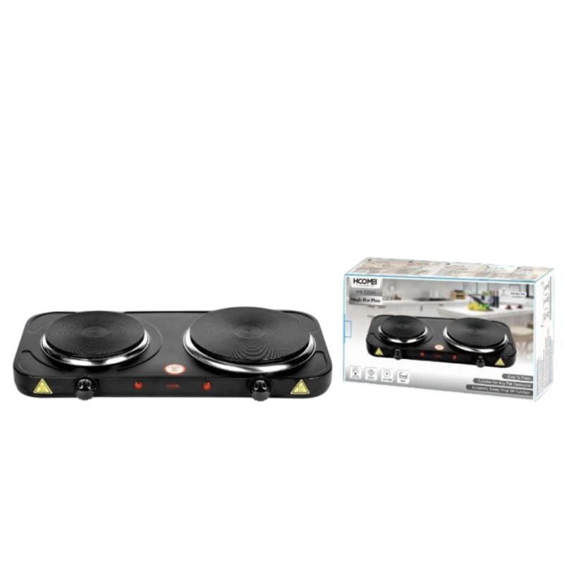 Hoomei HM-S2500 Electric Hot Plate – 2500 W, 155 mm, 185 mm