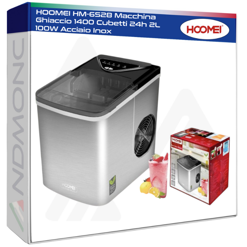 Hoomei HM-6528 Ice Maker – 100 W, 2 L
