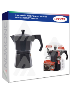 Hoomei HM-5703-2T Moka Pot – Black