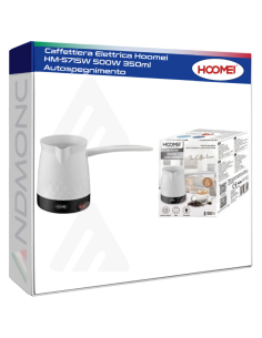 Hoomei HM-5715W Electric Coffee Maker – 500 W, 350 ml