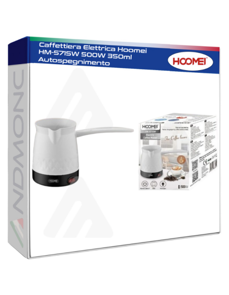 Hoomei HM-5715W Electric Coffee Maker – 500 W, 350 ml