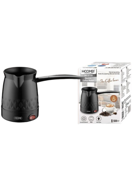 Hoomei HM-5715B Electric Coffee Maker – 500 W, 350 ml, Black
