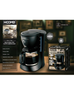 Hoomei HM-5760 Coffee Machine – 680 W, 1.2 L 2