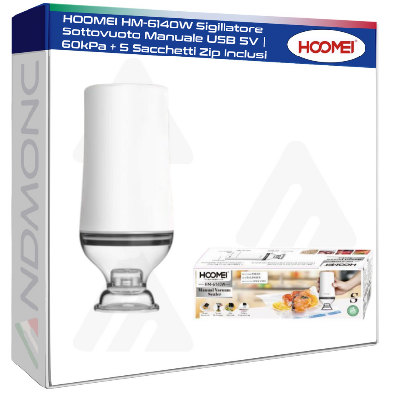 Hoomei HM-6140W Vacuum Sealer – 5 V