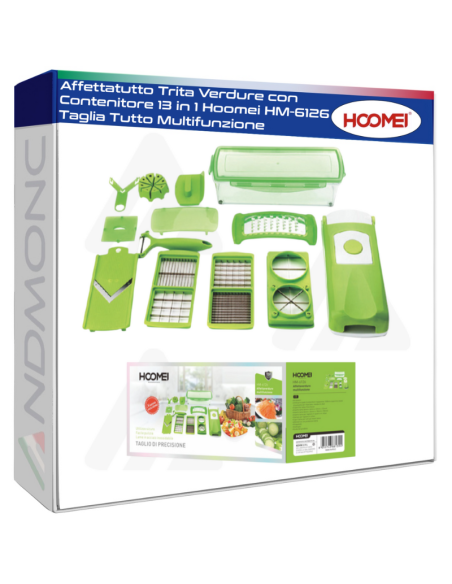 Hoomei HM-6126 13-in-1 Vegetable Chopper