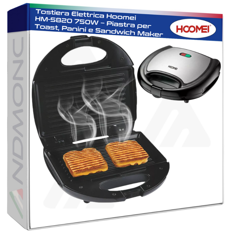 Hoomei HM-5820 Sandwich Maker – 750 W