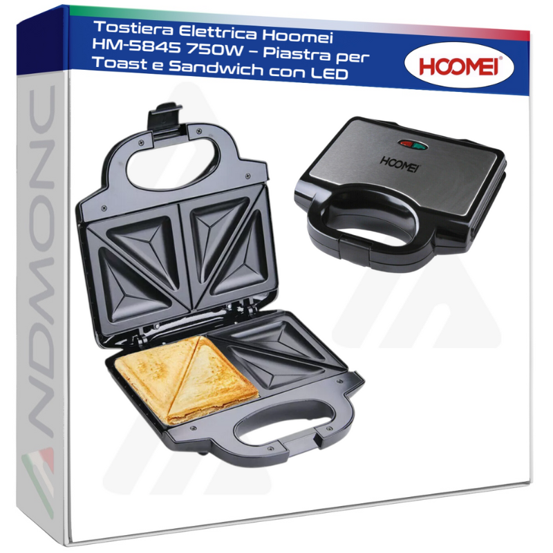 Hoomei HM-5845 Sandwich Maker – 750 W