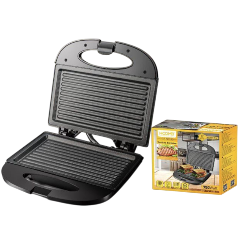 Hoomei HM-5810B Sandwich Maker – 750 W