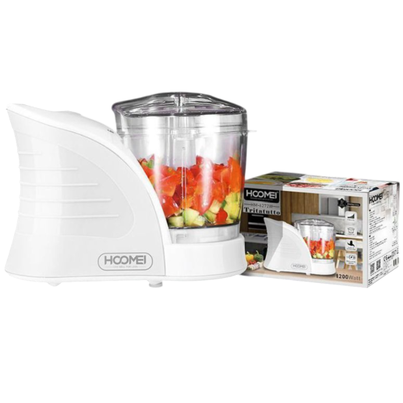 Hoomei HM-6272 Food Chopper – 200 W, 400 ml, White