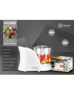 Hoomei HM-6272 Food Chopper – 200 W, 400 ml, White 2