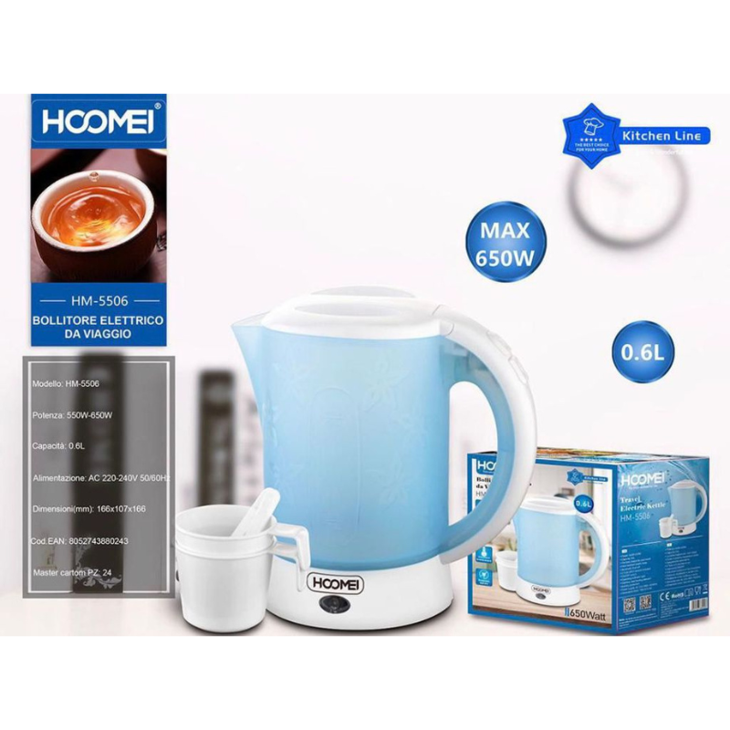 Hoomei HM-5506 Electric Kettle – 550-650 W, 0.6 L