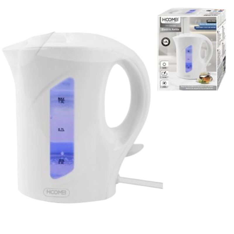 Hoomei HM-5505W Electric Kettle – 750-900 W, 1.0 L
