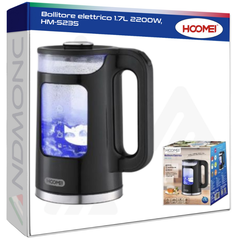 Hoomei HM-5235 Electric Kettle – 2200 W, 1.7 L