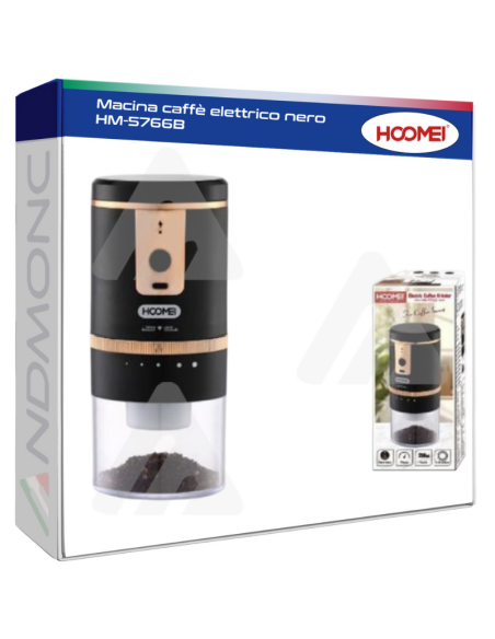 Hoomei HM-5766B Coffee Grinder – Black