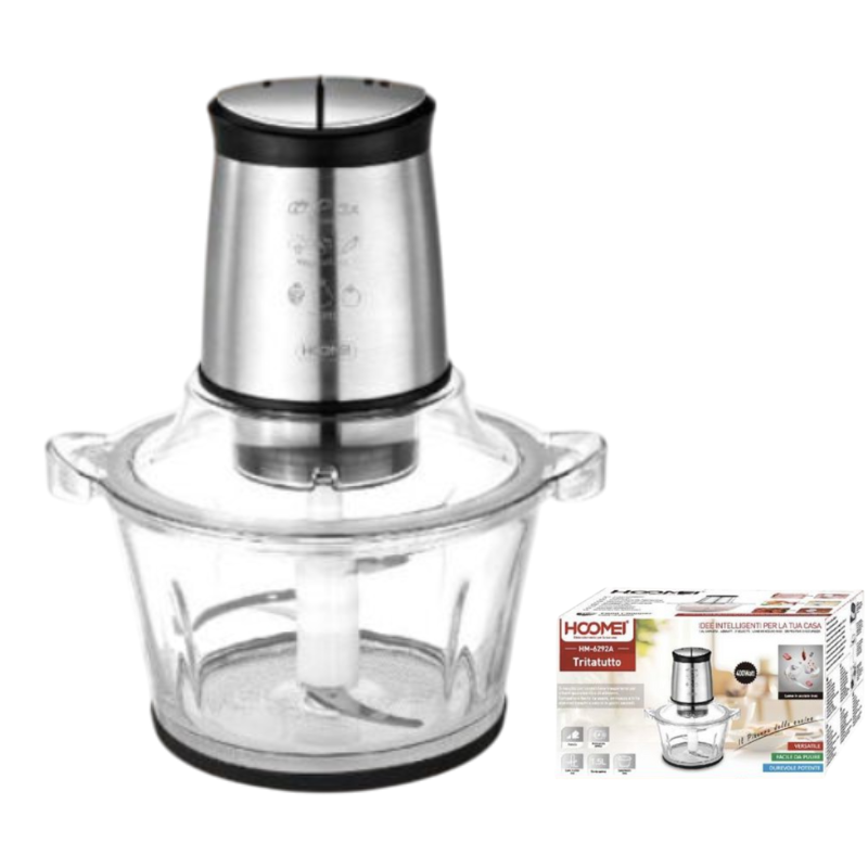 Hoomei HM-6292A Food Chopper – 400 W, 1.5 L