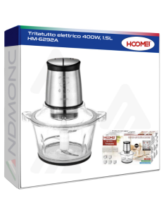 Hoomei HM-6292A Food Chopper – 400 W, 1.5 L