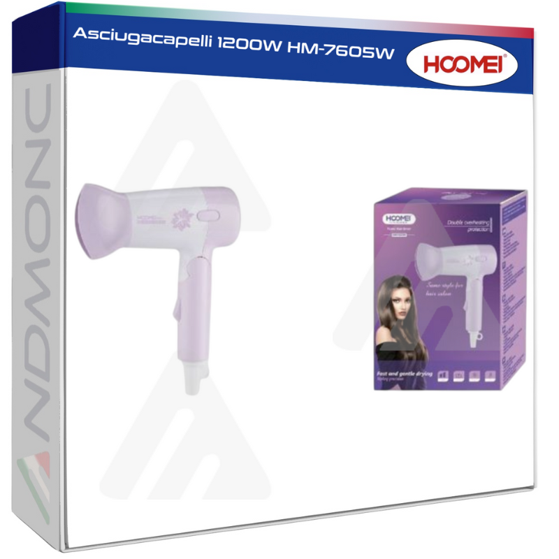 Hoomei HM-7605W Hair Dryer – 1200 W