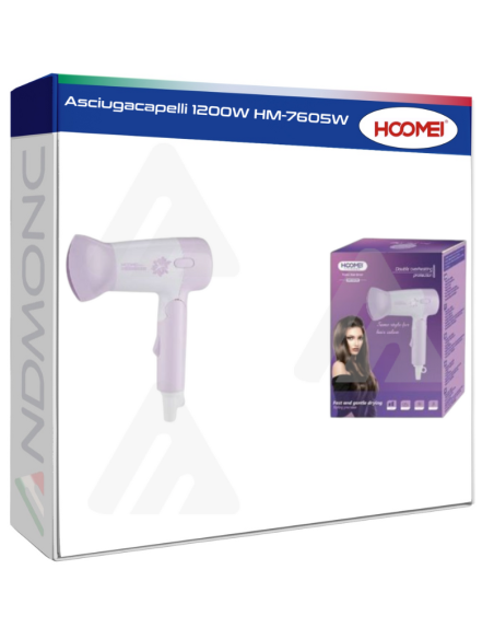 Hoomei HM-7605W Hair Dryer – 1200 W