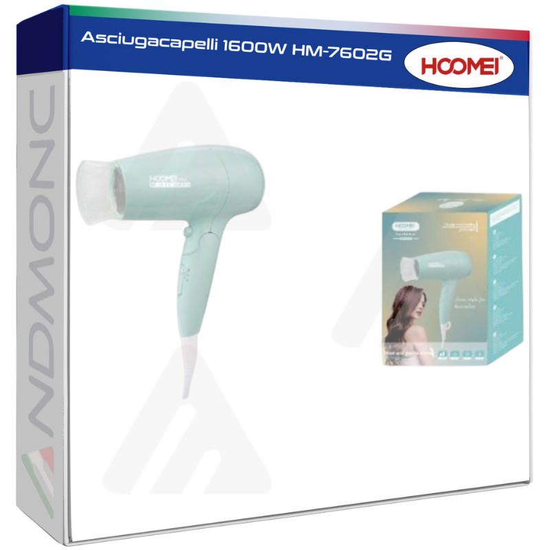 Hoomei HM-7602G Hair Dryer – 1600 W
