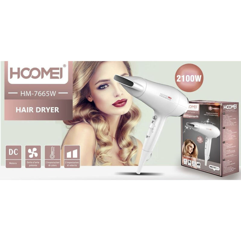 Hoomei HM-7665W Hair Dryer – 2100 W