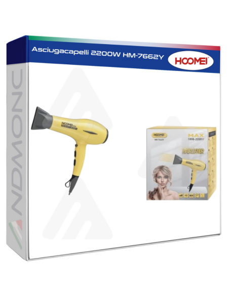 Hoomei HM-7662Y Hair Dryer – 2200 W
