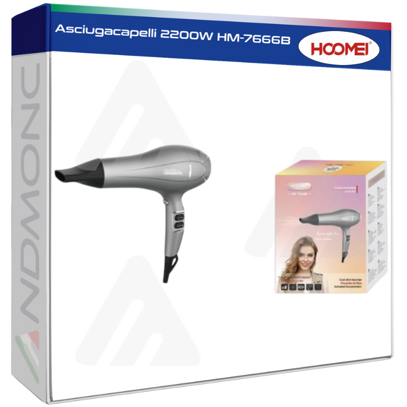 Hoomei HM-7666B Hair Dryer – 2200 W