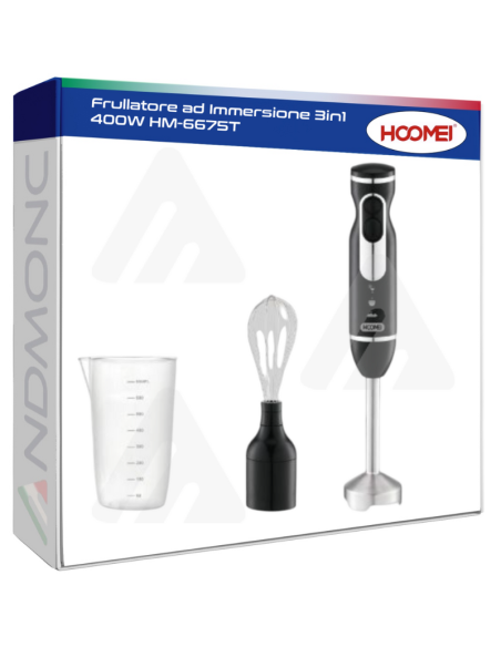 HM-6675T 3-in-1 Hand Blender – 400 W