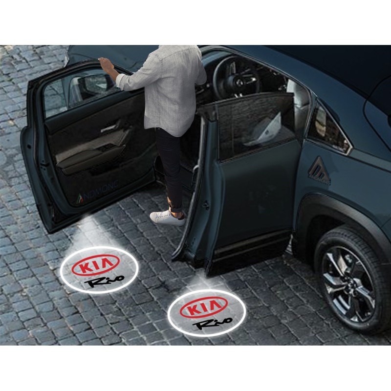 Kia Rio Wireless Car Door Logo Projector Lights