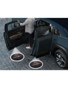 Dodge Journey Carbon-Style Wireless Car Door Logo Projector Lights 2